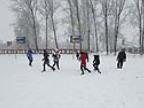 Снежный футбол